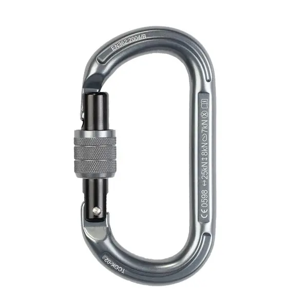 Oval K Screwlock - Gray