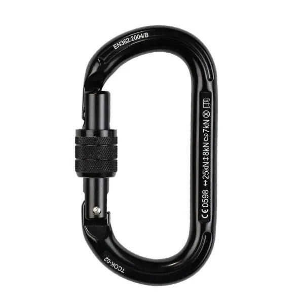 Oval K Screwlock - Black