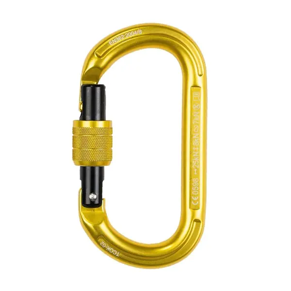 Oval K Screwlock - Yellow