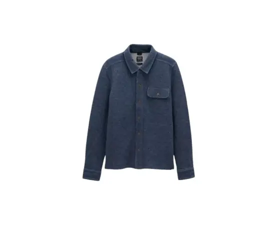 Men‘s Incrediwool Overshirt - Stormy Night Heather - Large Slim