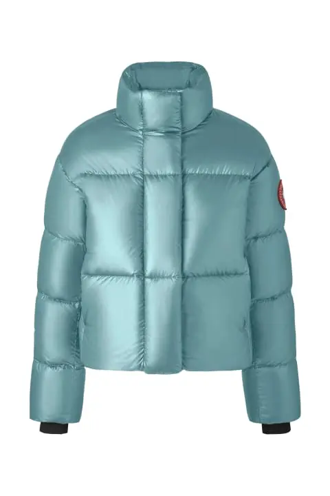 Women‘s Cypress Cropped Puffer - Boulevard Blue - XS