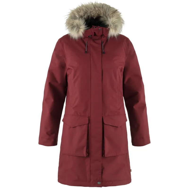 Women‘s Nuuk Lite Parka - Bordeaux Red - Medium