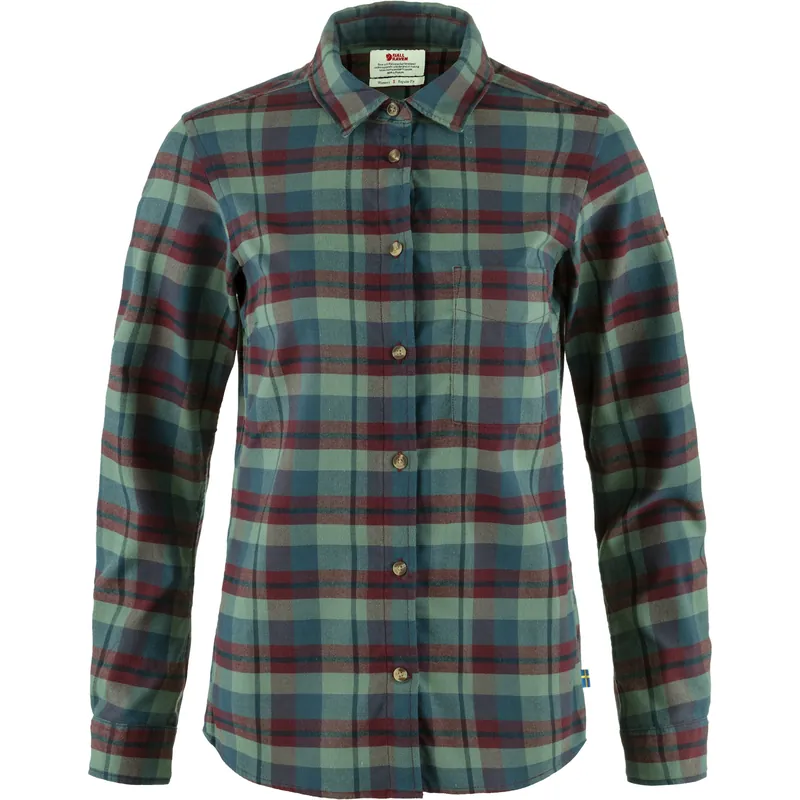 Women‘s Singi Fjall Shirt - Port/patina Green - Small