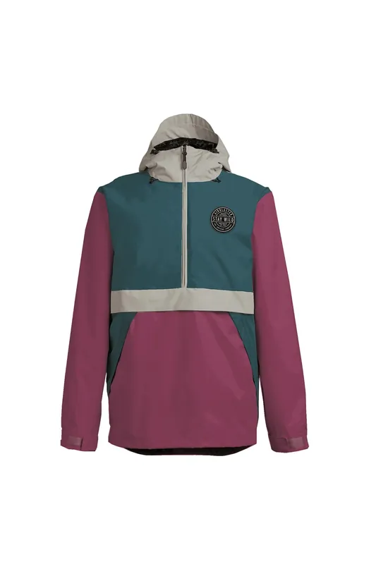 Men‘s Trenchover Jacket - Plum - Large