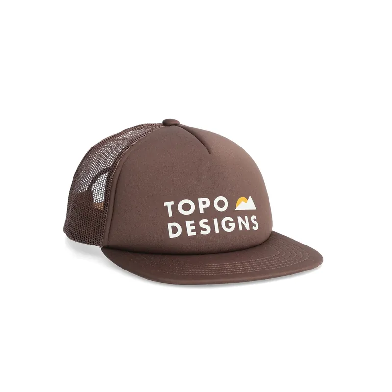 Foam Trucker Hat - Mountain Waves - Desert Palm - One Size