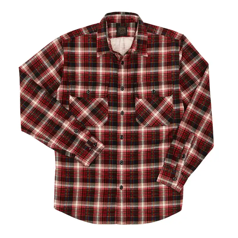 Men‘s Field Flannel Shirt - Faded Black Bronze - Large