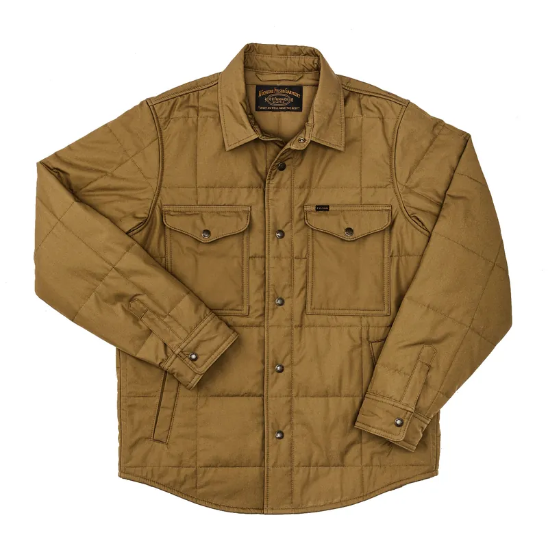 Men‘s Cover Cloth Quilted Jac Shirt - Olive Drab - 2XL