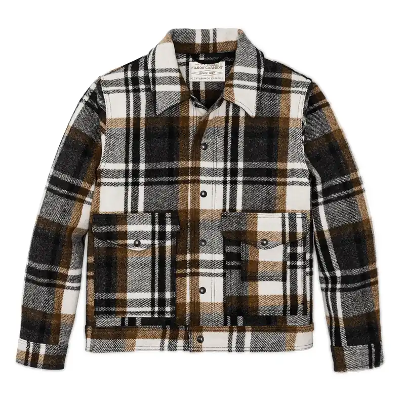 Men‘s Mackinaw Wool Work Jacket - Blue Copper Heather - Medium