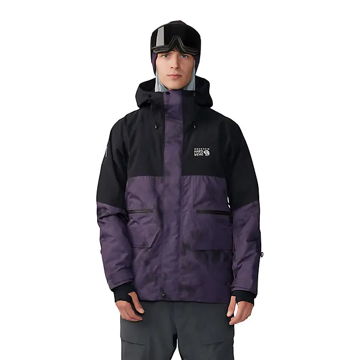 Men‘s First Tracks Insulated Jacket - Blurple Ice Dye Print - 2XL