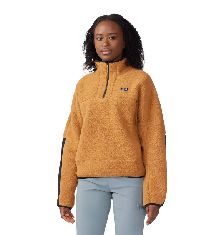 Women‘s Hicamp Fleece Pullover - Copper Clay - Small