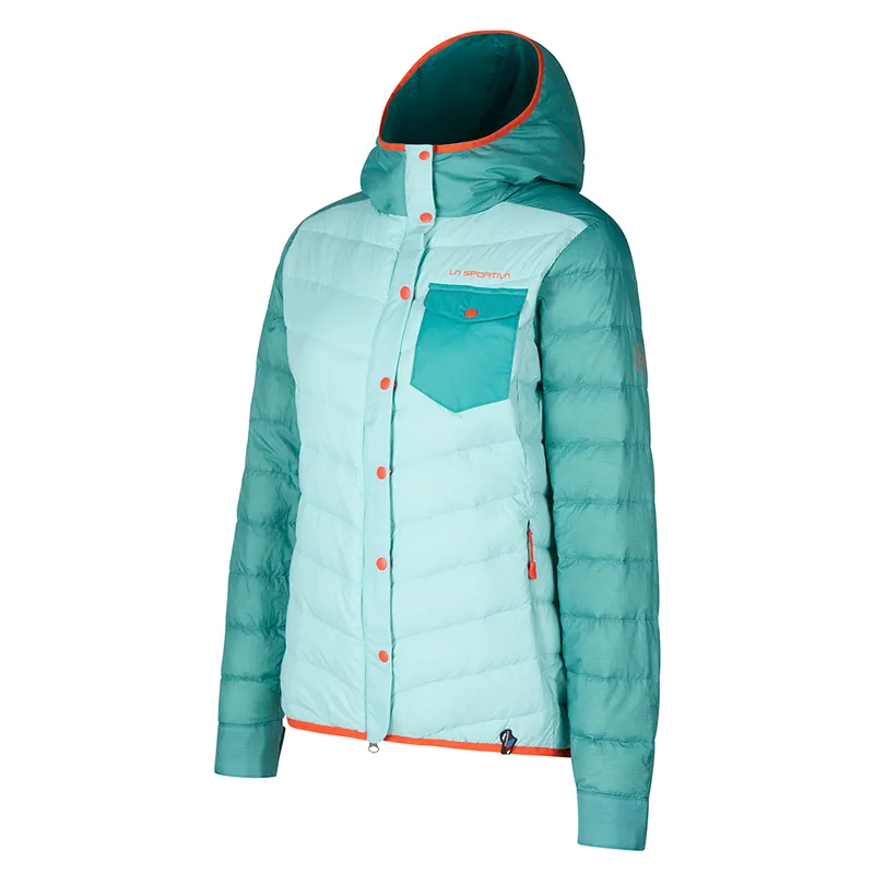 Women‘s Wild Down Jacket - Iceberg/lagoon - Medium