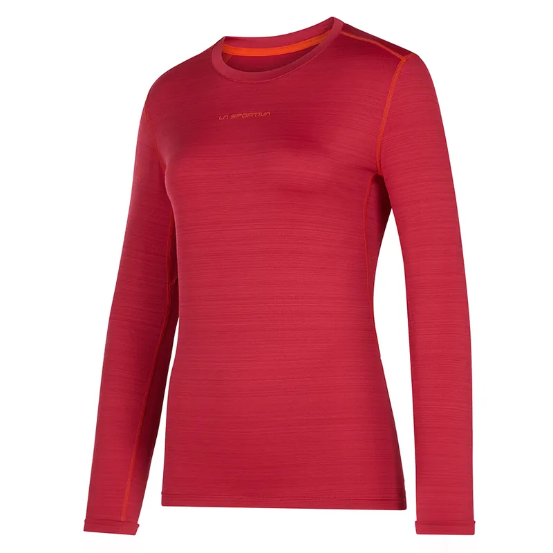 Women‘s Tour Long Sleeve - Velvet/cherry Tomato - XL