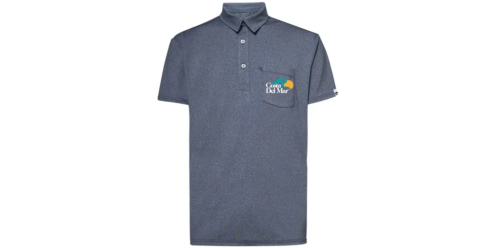 Founders Voyager Polo - Navy Blue Heather - Medium