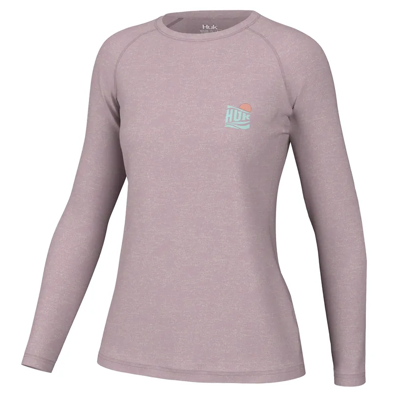 Women‘s Wave Stripe Pursuit - Elderberry Heather - XS