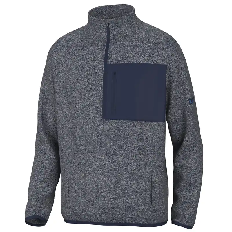 Men‘s Alaska Fleece Pullover - Naval Academy Heather - Large