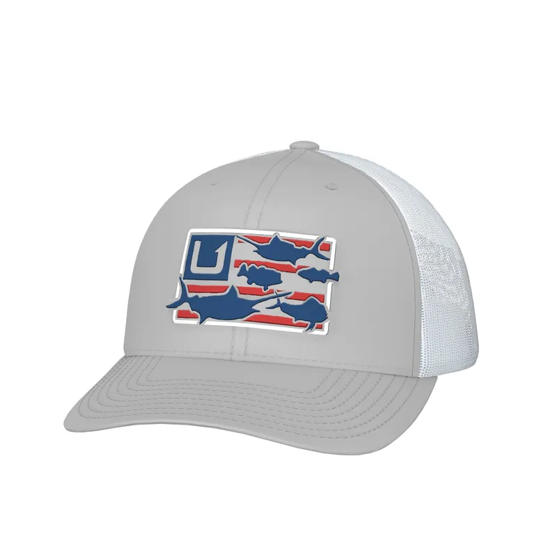 Men‘s Trophy Flag Trucker - Harbor Mist - OS
