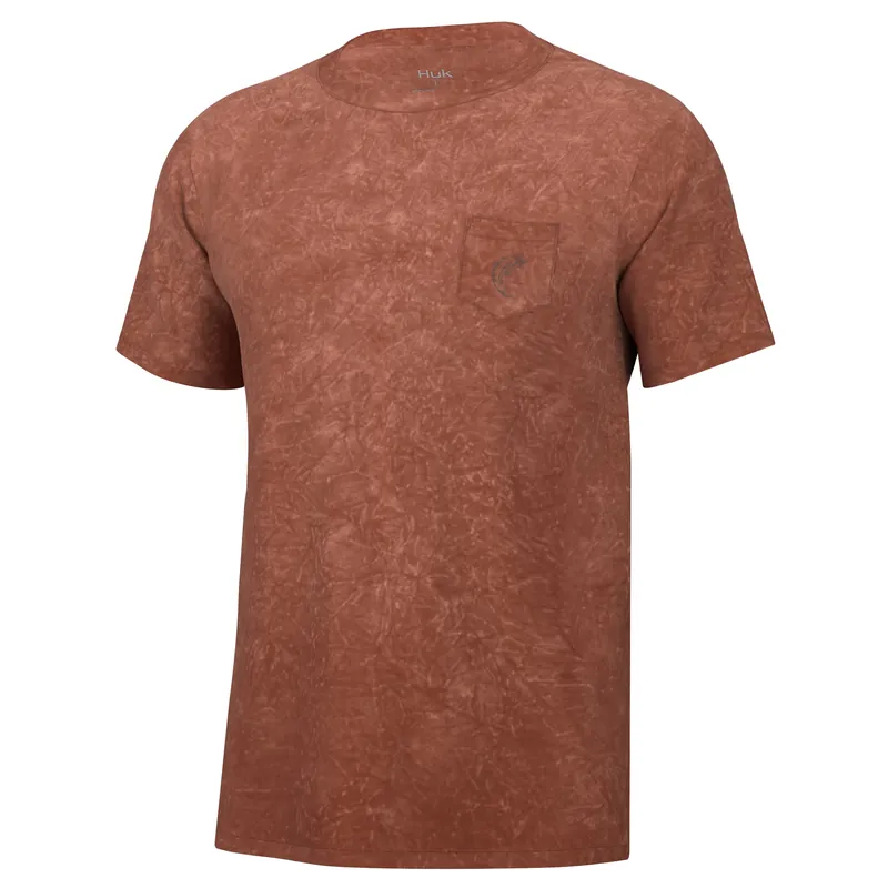 Men‘s Ss Mineral Wash Tee - Baked Clay - Small