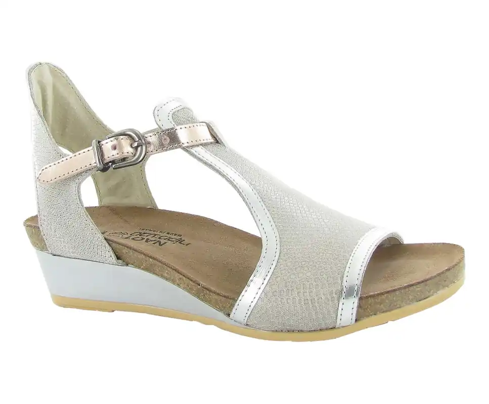 Women‘s Fiona - Beige Lizard/silver Luster/rose Gold - 36