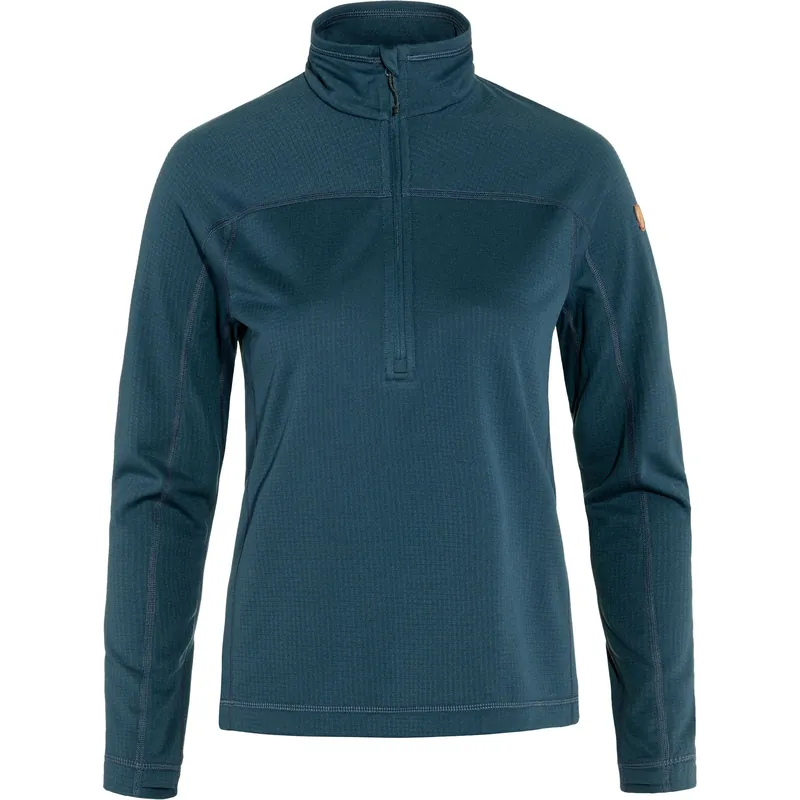 Women‘s Abisko Lite Fleece Half Zip - Indigo Blue - Medium
