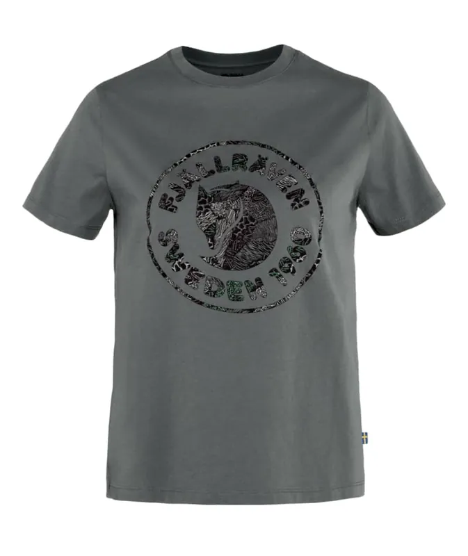 Women‘s Kanken Art Logo Tee - Basalt - Medium