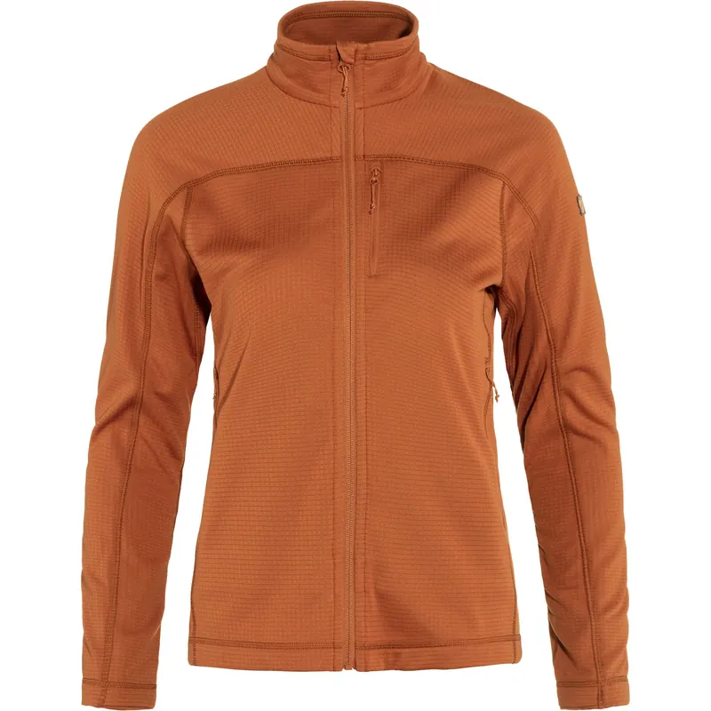 Women‘s Abisko Lite Fleece Jacket - Terracotta Brown - Large