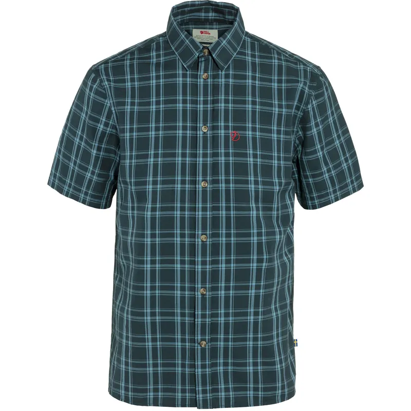 Men‘s Ovik Lite Shirt Ss - Dark Navy/dawn Blue - Small