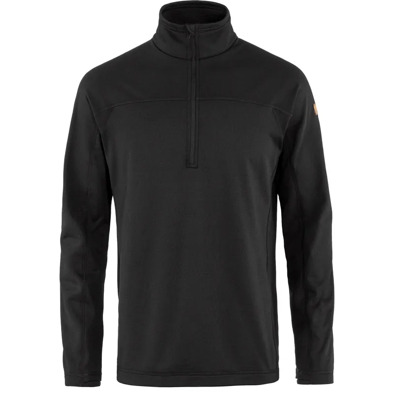 Men‘s Abisko Lite Fleece Half Zip - Black - Small