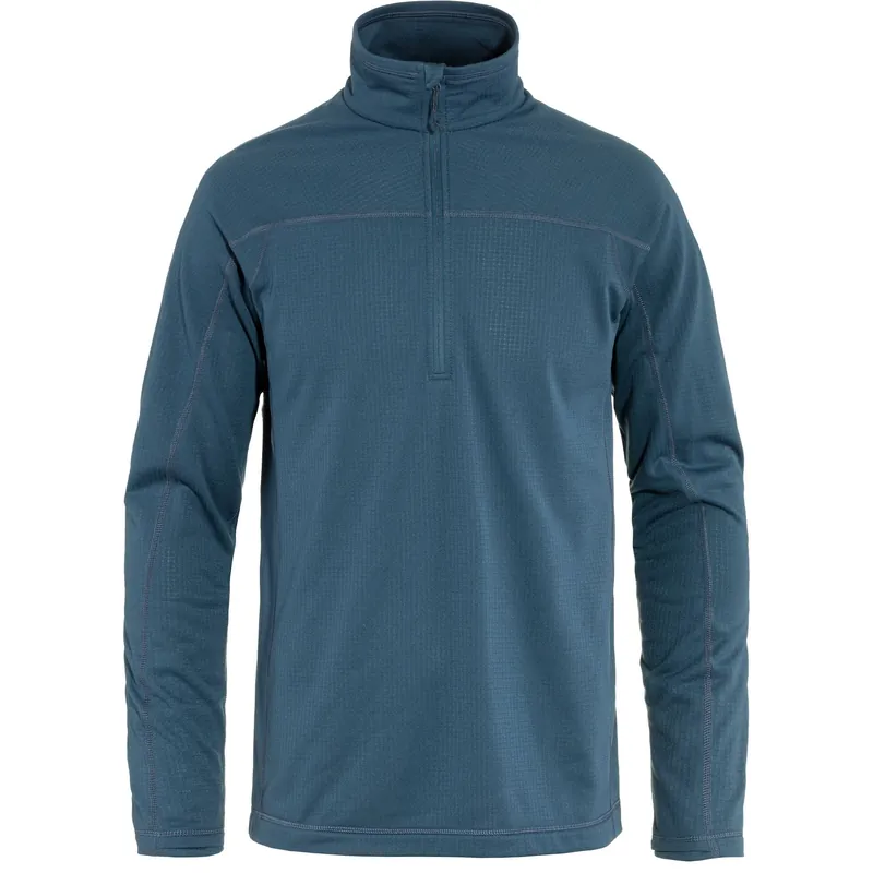 Men‘s Abisko Lite Fleece Half Zip - Indigo Blue - Small