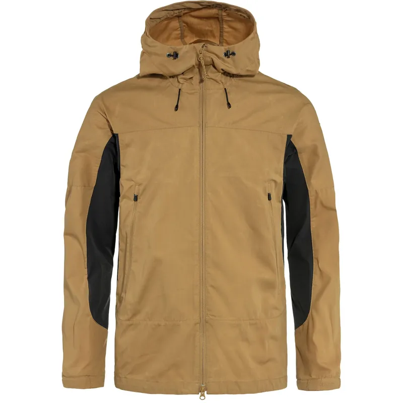 Men‘s Abisko Lite Trekking Jacket - Buckwheat Brown/Dark Grey - Small