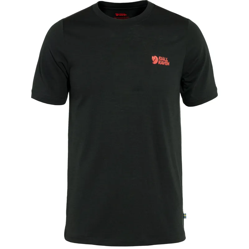 Men‘s Abisko Wool Logo Ss - Black - Small