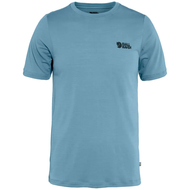 Men‘s Abisko Wool Logo Ss - Dawn Blue - Small