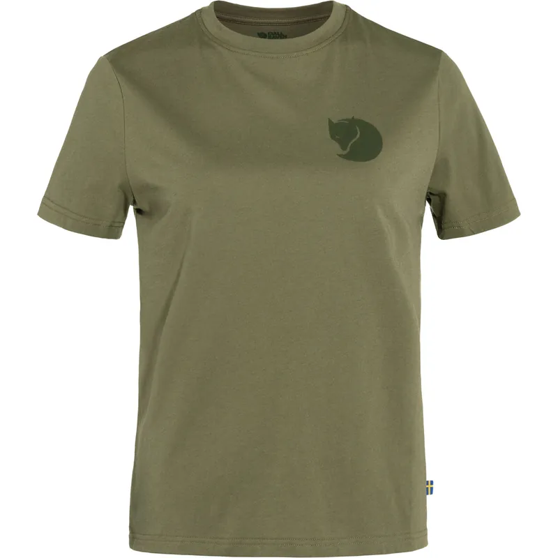 Women‘s Fox Boxy Logo Tee - Green - XS