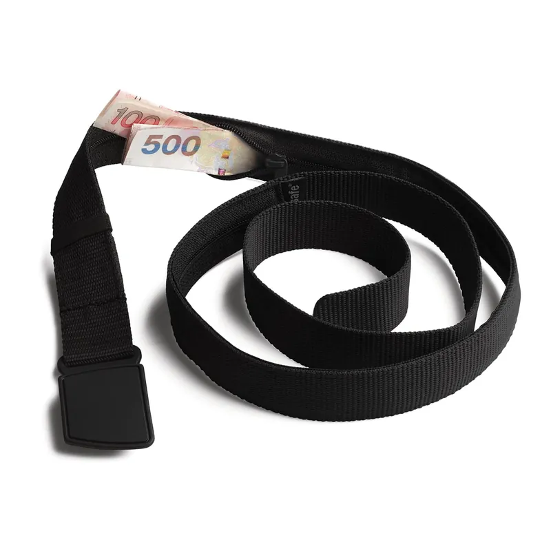 Cashsafe Wallet Belt - Black