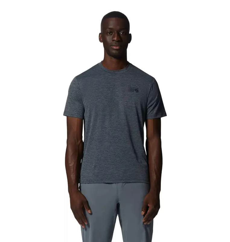 Men‘s Sunblocker Short Sleeve - Dark Storm Heather - Small