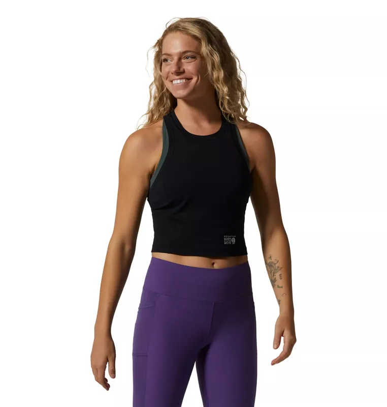 Women‘s Stretch Tanklette - Black - Large