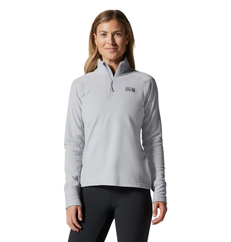 Women‘s Microchill 2.0 Zip T - Glacial Heather - XL