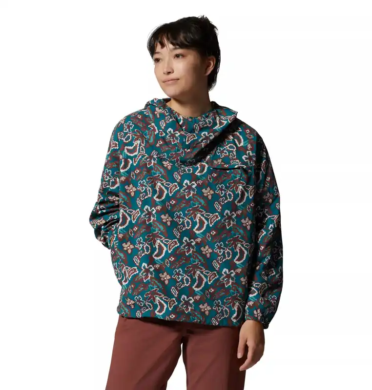 Women‘s Stryder Anorak - Jack Pine Floral Print - XS