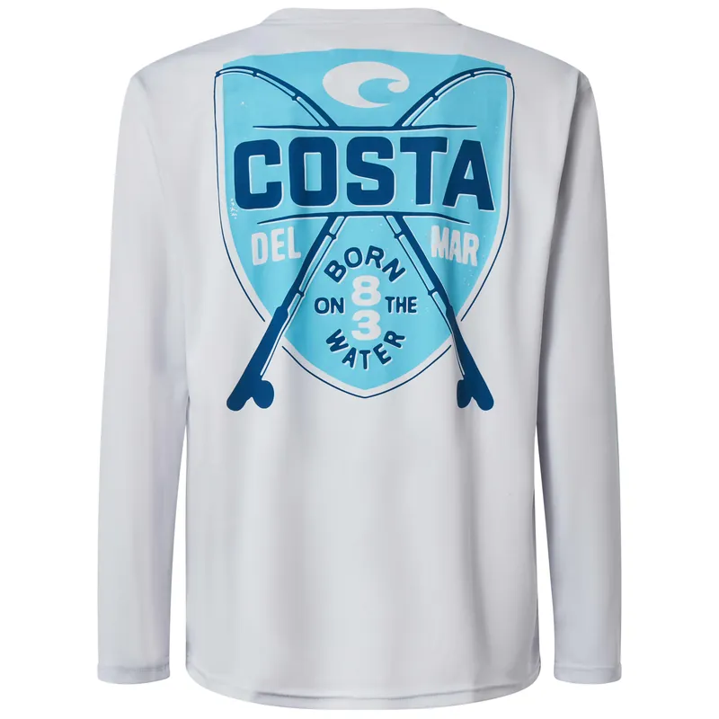 Men‘s Tech Reeling Ls - Pearl Grey - Small