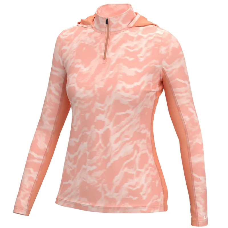 Women‘s Icon X Hoodie River Runs - Coral Reef - Large