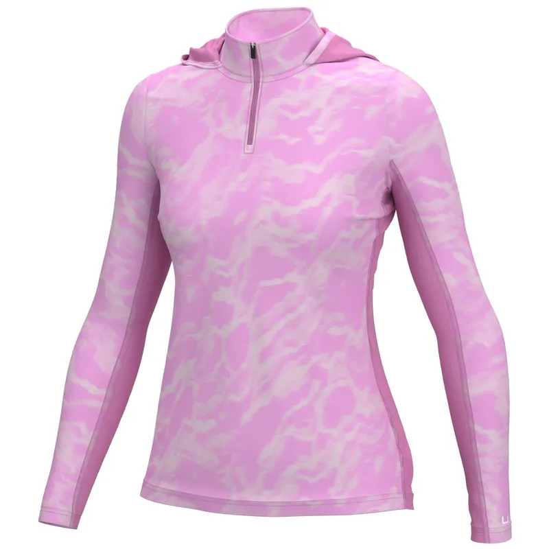 Women‘s Icon X Hoodie River Runs - Ultra Pink - XS