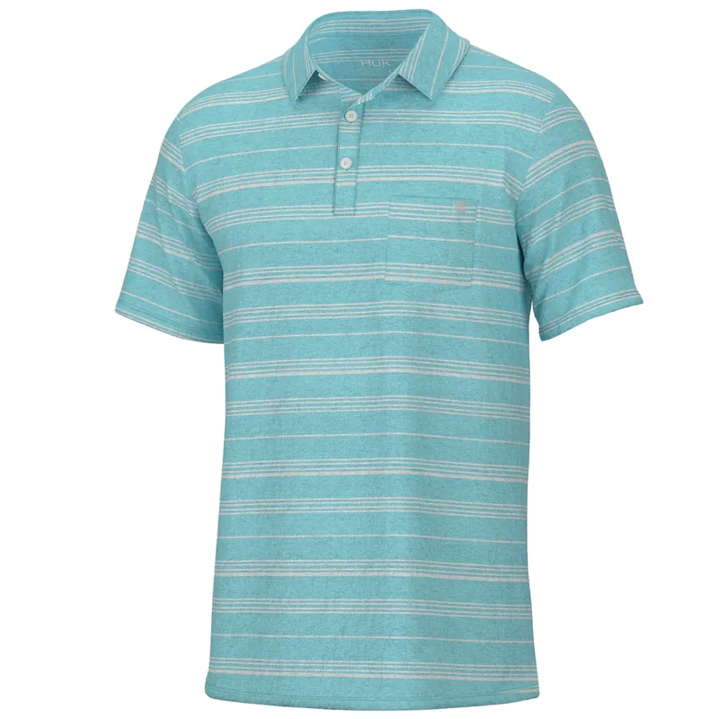 Men‘s Waypoint Polo Twin Lakes - Island Paradise - Medium