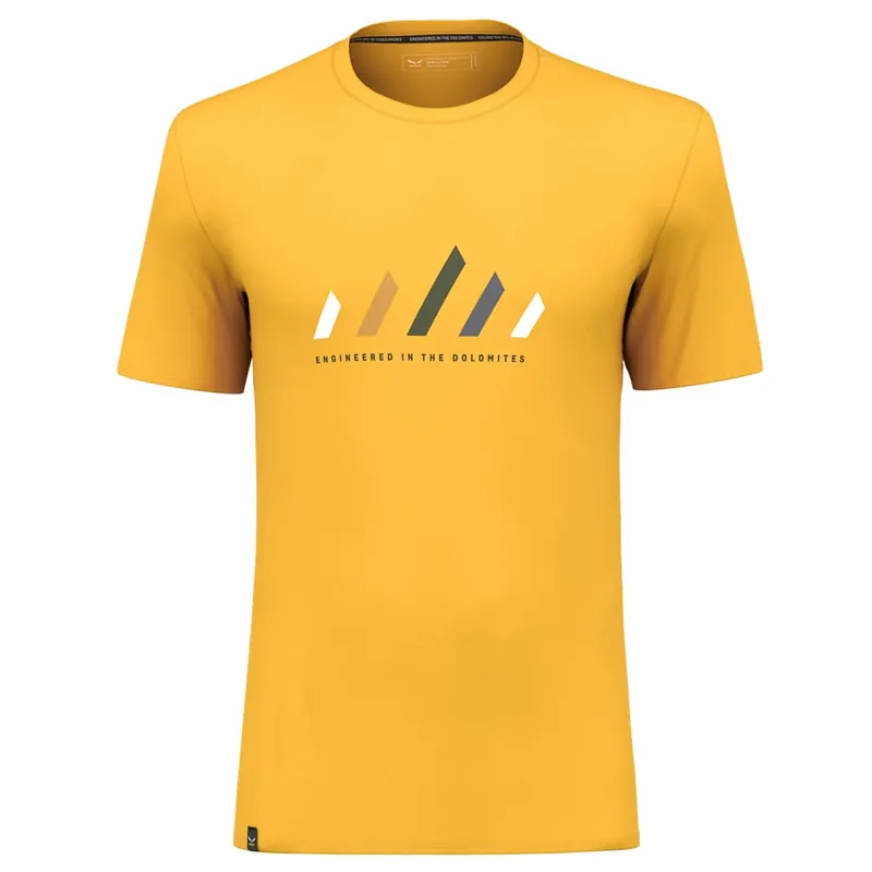 Men‘s Pure Stripes Dry T-shirt - Gold - Small