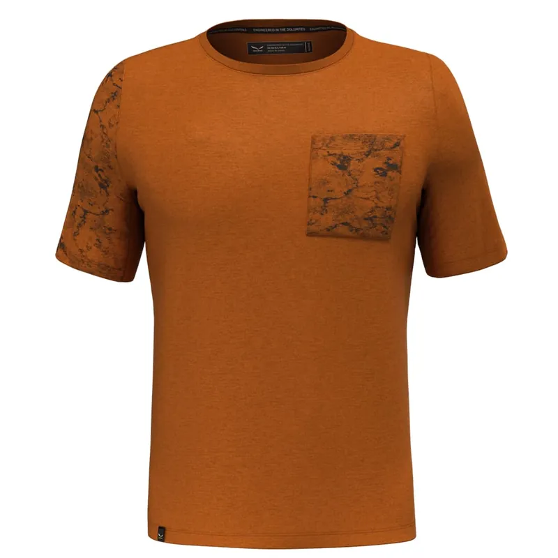Men‘s Lavaredo Hemp Pocket T-shirt - Autumnal - Large