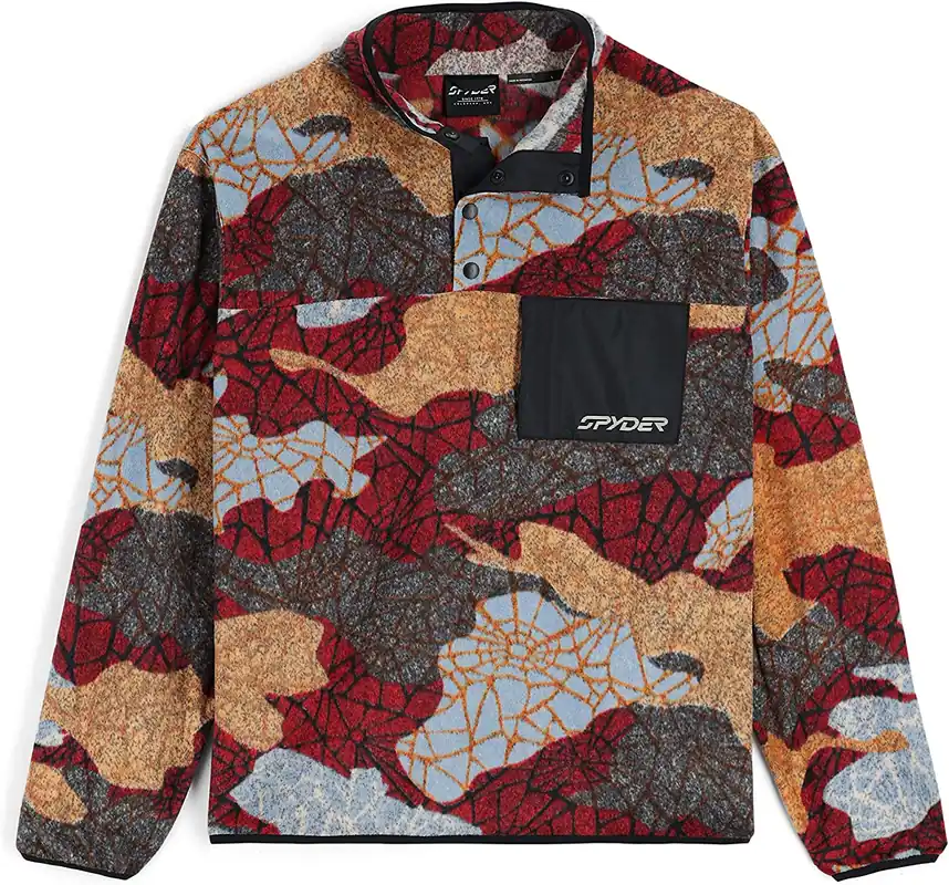 Snap Lounge Pullover - Red - XL