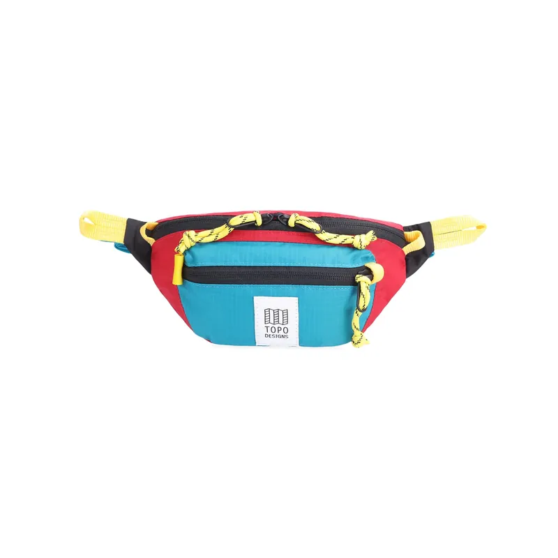 Mountain Waist Pack - Red/turquoise - One Size