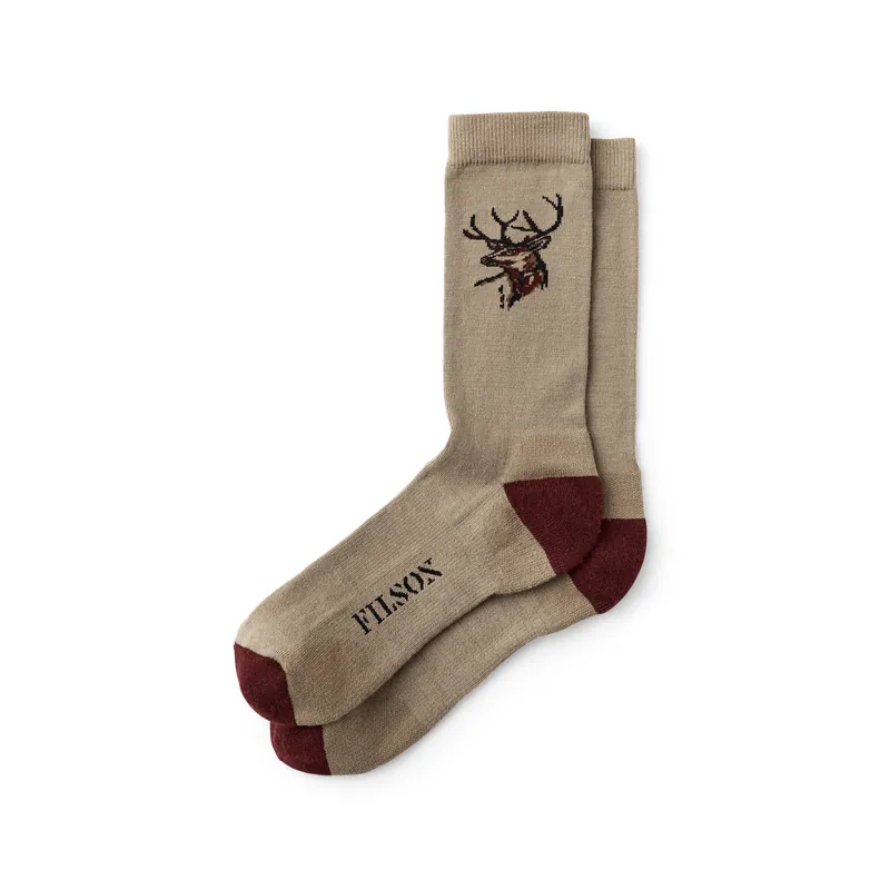 Everyday Crew Sock - Tan/Buck - Medium