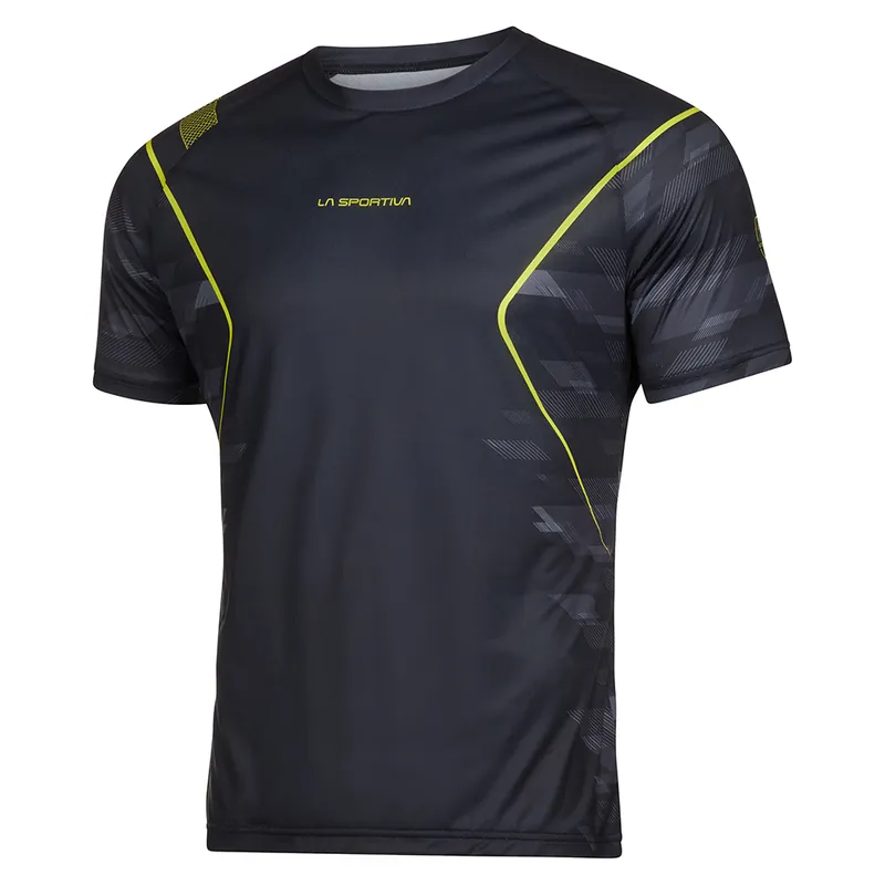 Men‘s Pacer T-shirt - Black/lime Punch - XL