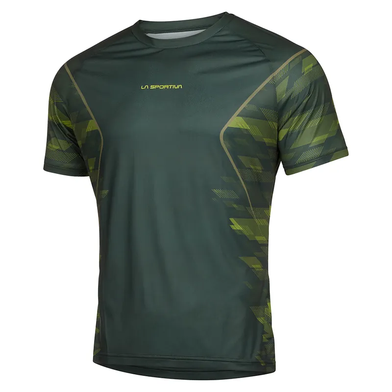 Men‘s Pacer T-shirt - Forest/lime Punch - Medium
