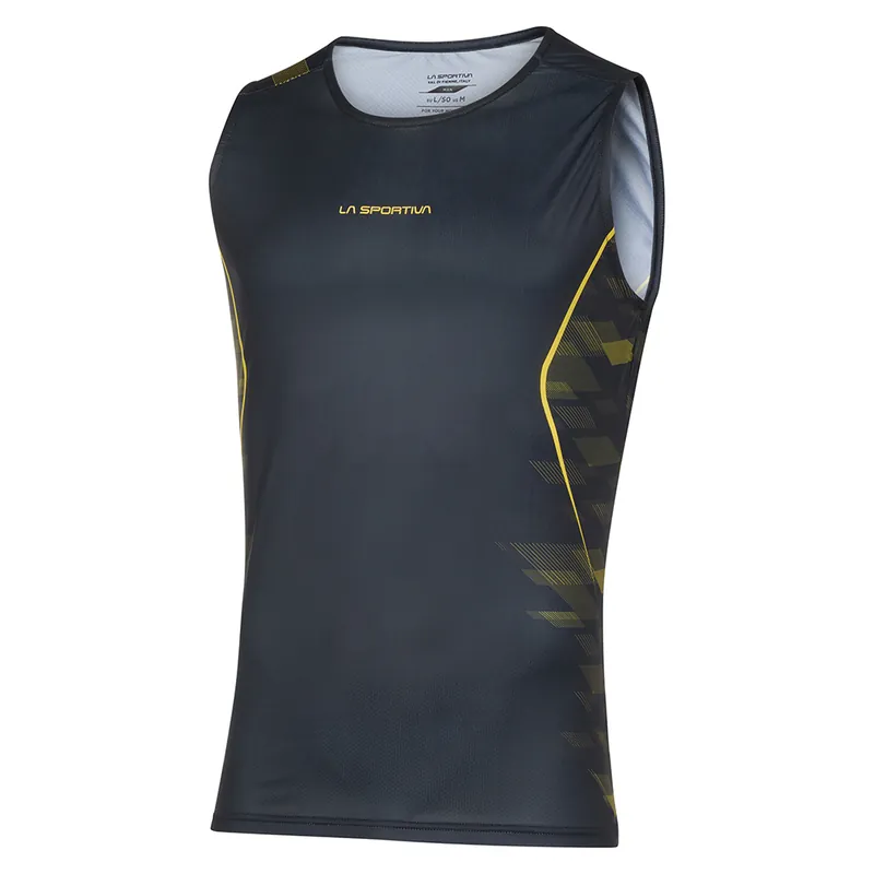 Men‘s Pacer Tank - Black/yellow - XL