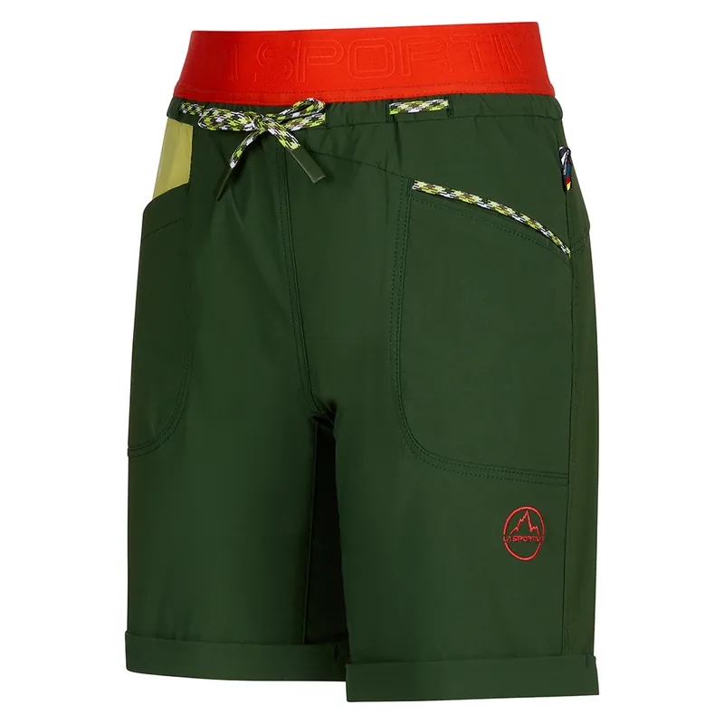 Women‘s Mantra Short - Forest/green Banana - 2XS